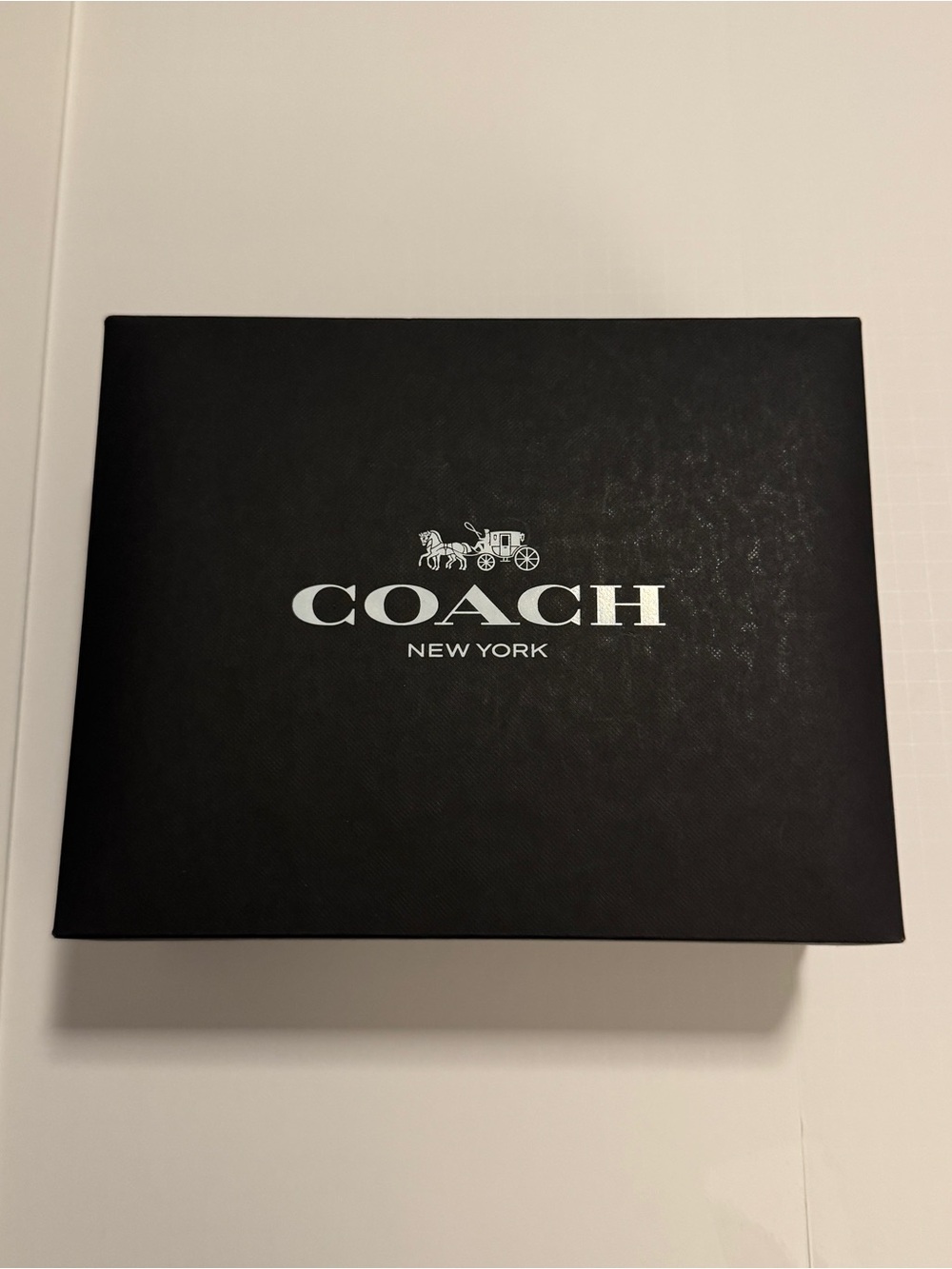 Authentic Coach Gift Box with Tissue Paper Fits a Small Coach Bag